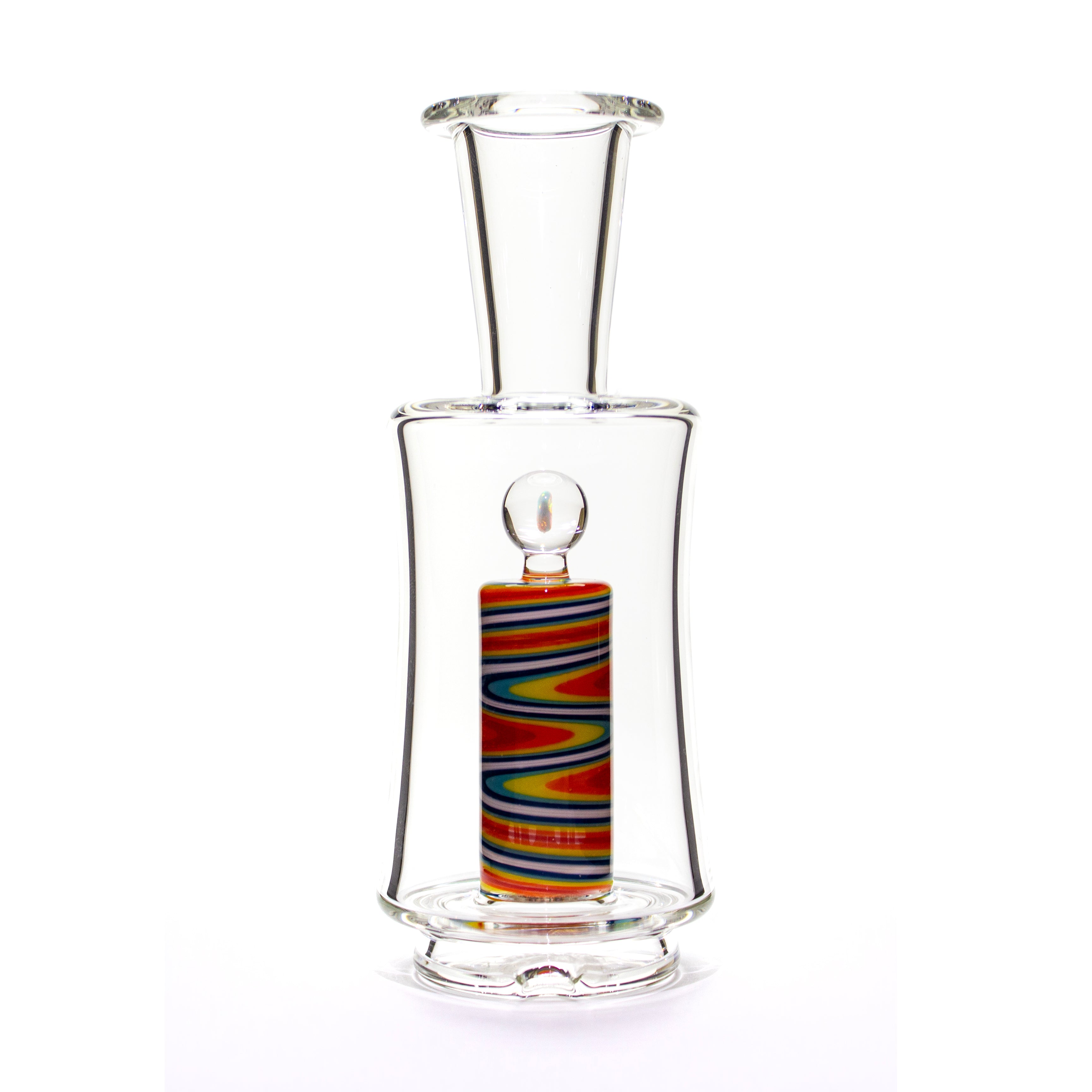 Mike D Glass Rainbow Linework Opal Peak Bubbler #MKD04 - Planet Caravan